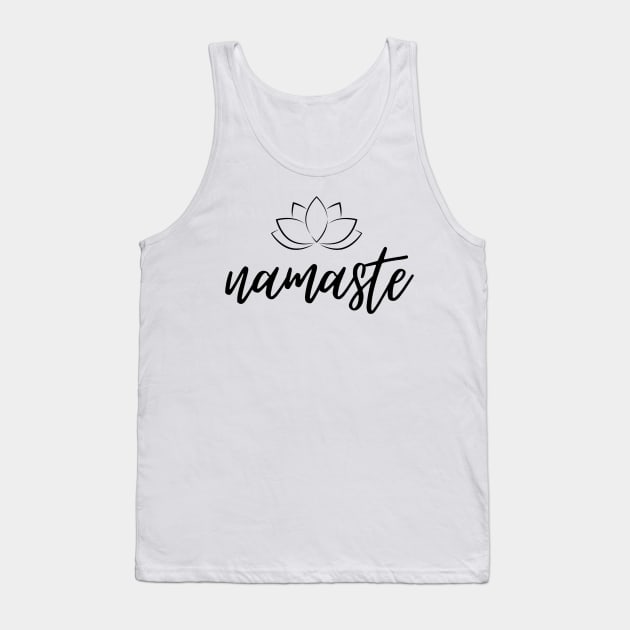 Namaste Tank Top by TheDesigNook